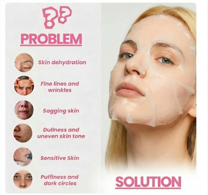 SerumGlo Skin™ Glass Skin Collagen Renewal Mask (4 sheets/box)